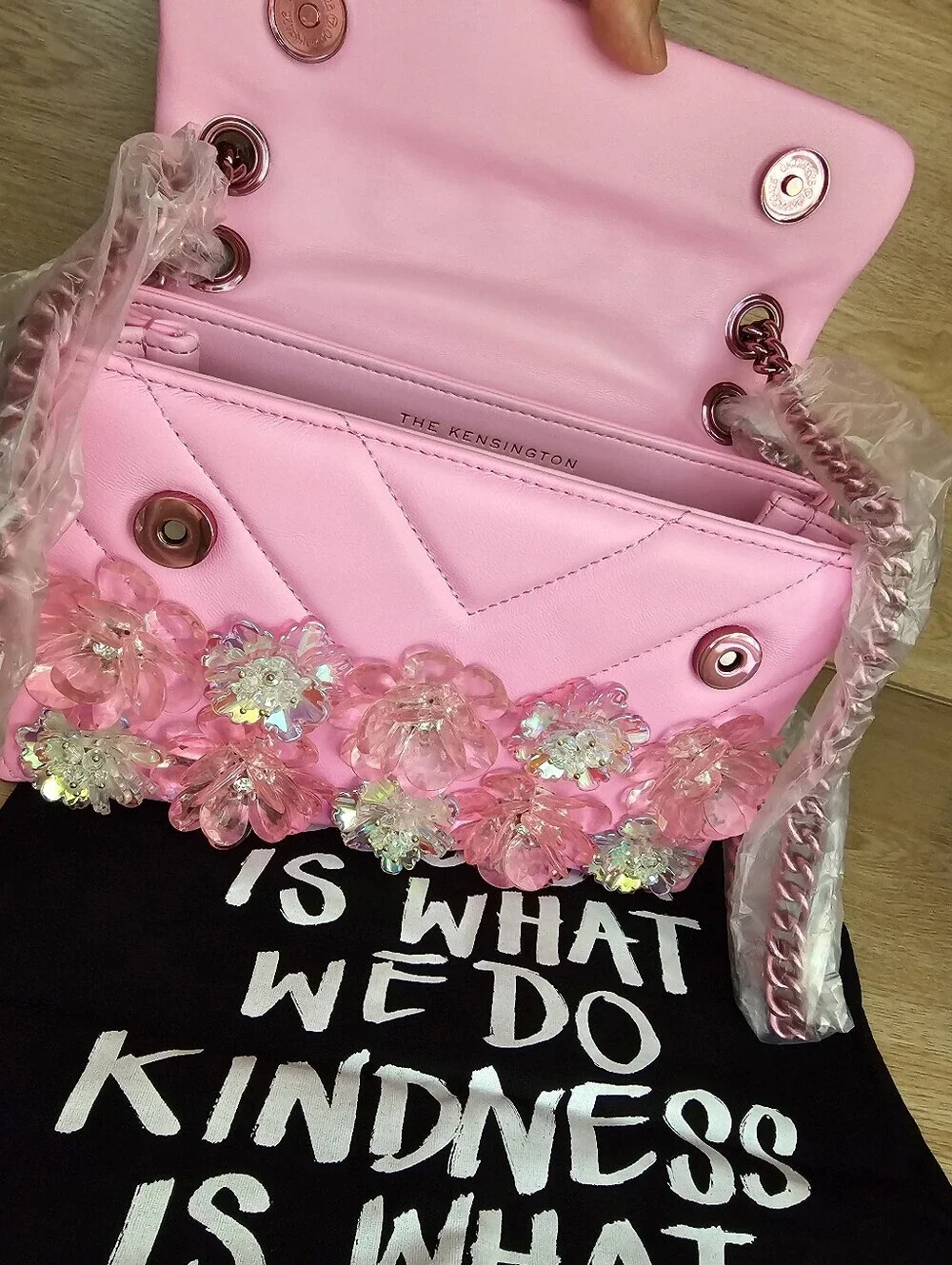 Kurt Geiger London Medium Kesington Flower Bag.